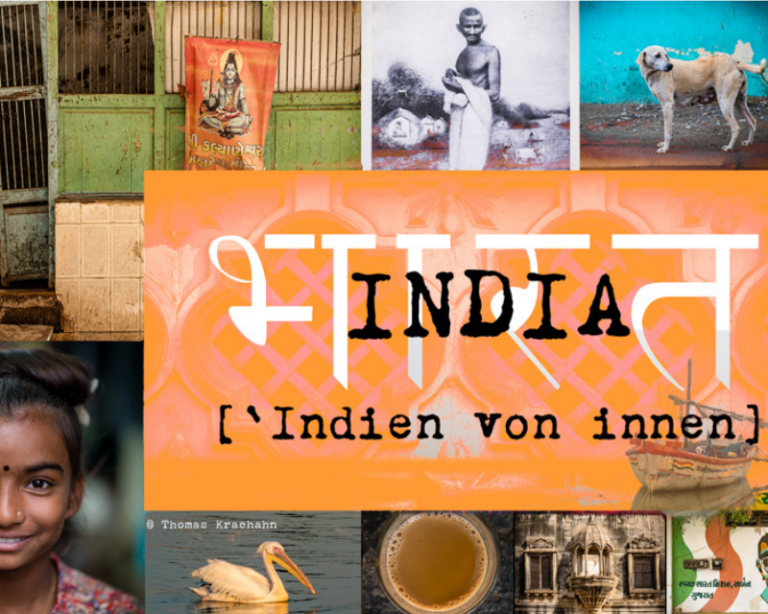 Fotocollage, bestehend aus Fotos aus Indien